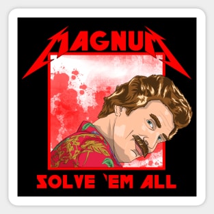 Magnum Solve 'Em All Sticker